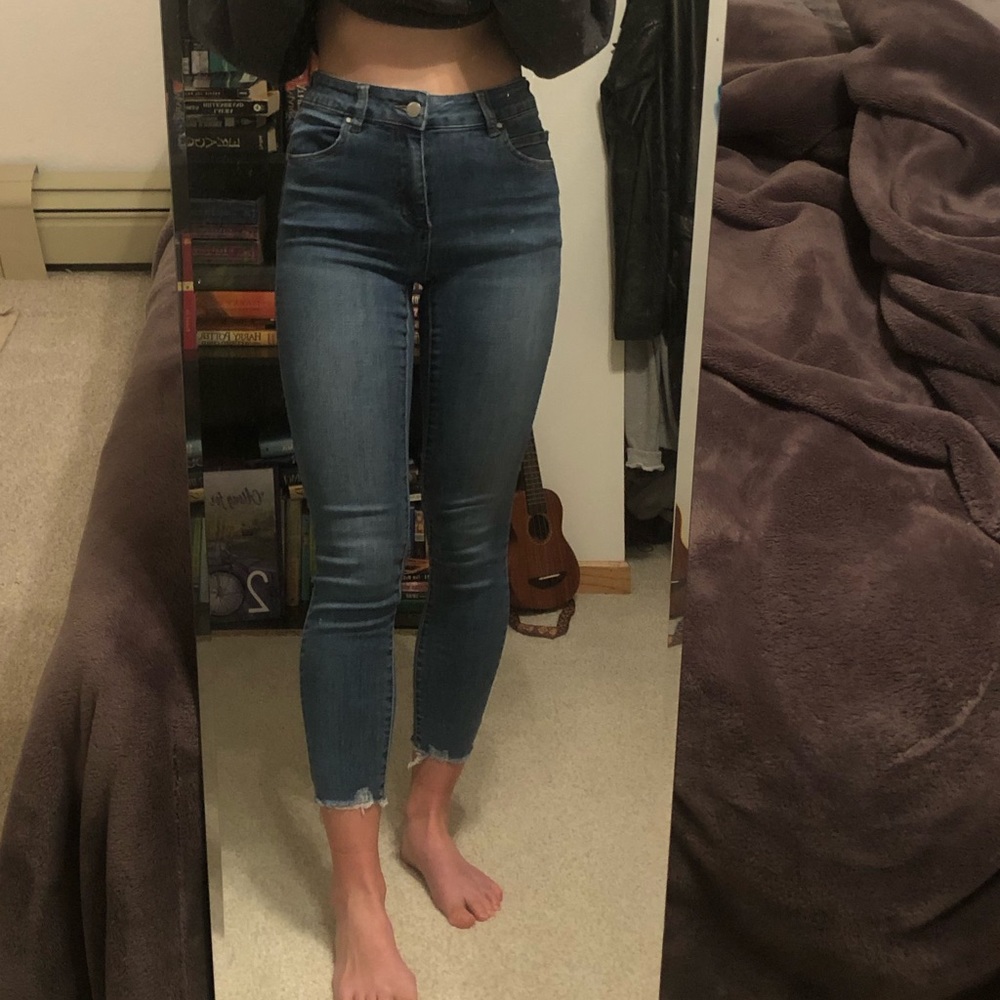 Cotton On Mid Grazer Skinny Jeans